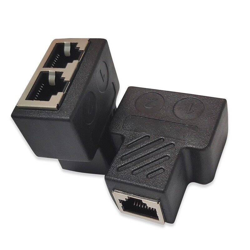 RJ45 Network Splitter Adapter for Cat5 to Cat7
