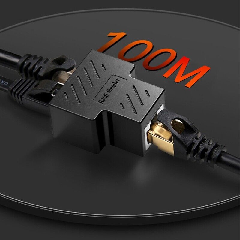 RJ45 Network Splitter Adapter for Cat5 to Cat7
