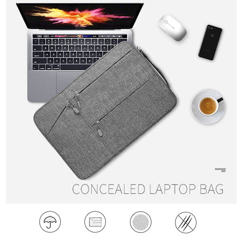 Laptop Sleeve Travel Bag Carry Case for MacBook Air Pro 13" 15.6"  Lenovo Dell