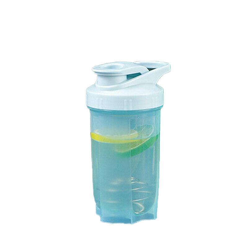 500ml Protein Shake Bottle with Mixing Ball Lid Seal Sports Water Bottle