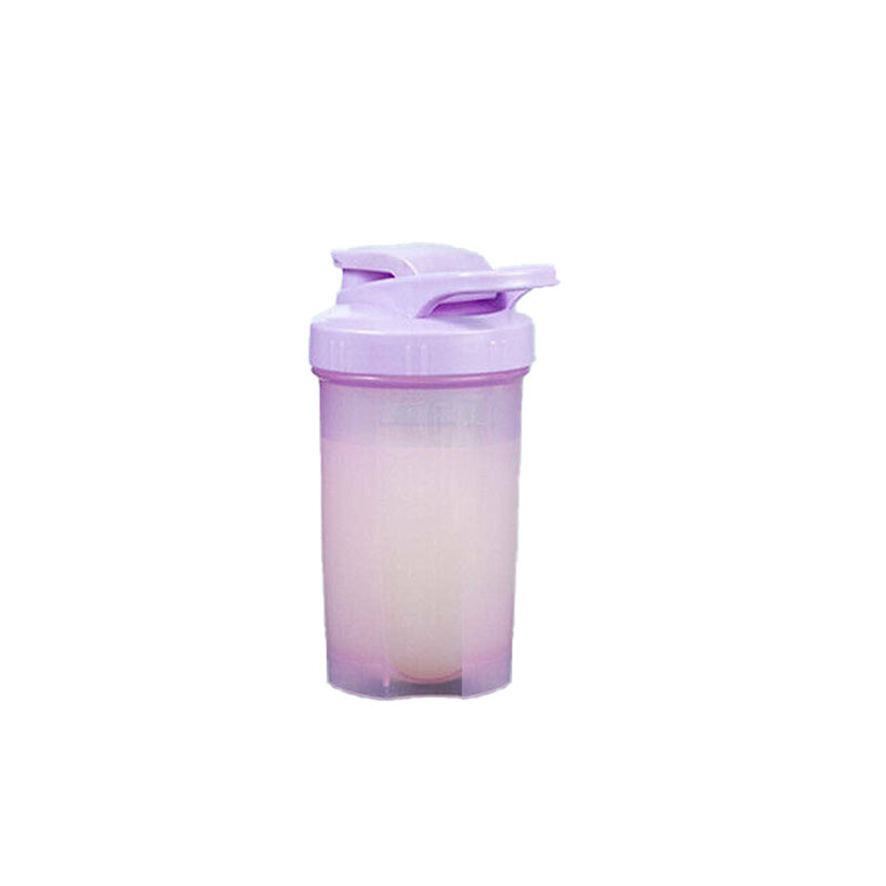 500ml Protein Shake Bottle with Mixing Ball Lid Seal Sports Water Bottle
