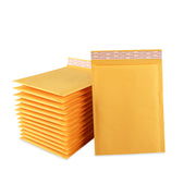 25 Pcs Bubble Mailer Envelopes Kraft Padded Yellow Bags
