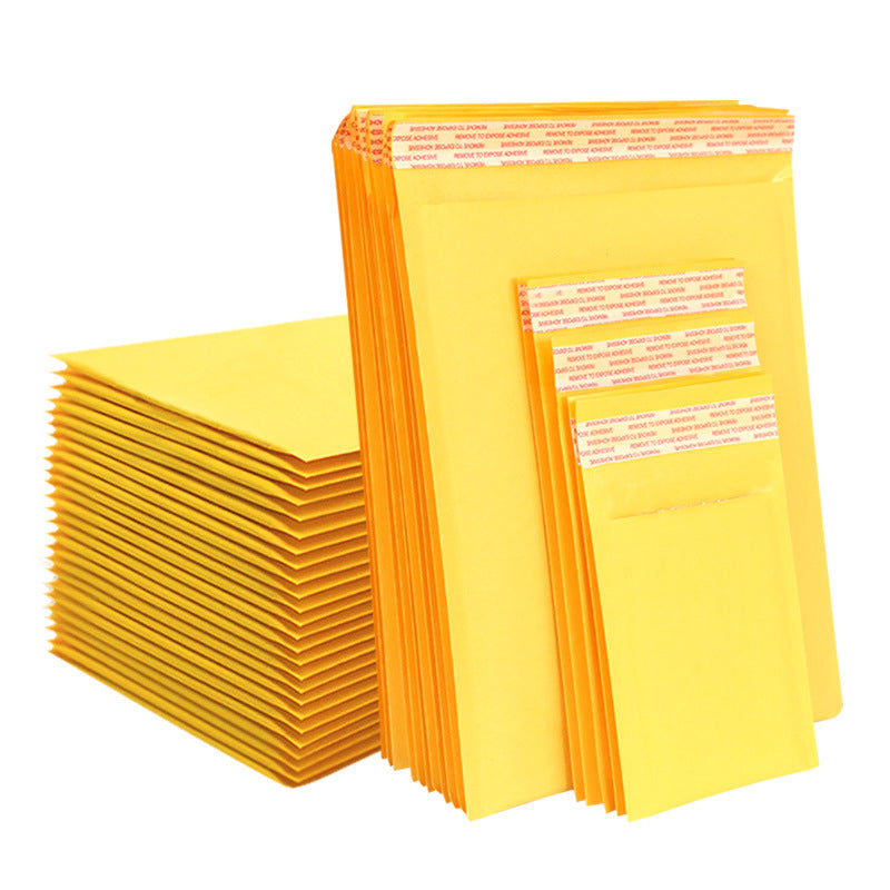 25 Pcs Bubble Mailer Envelopes Kraft Padded Yellow Bags