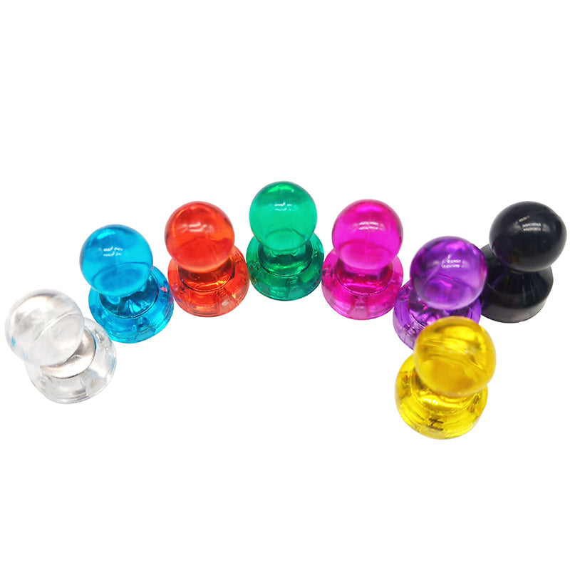 10–40 Pcs Magnetic Push Pins for Fridge and Whiteboard