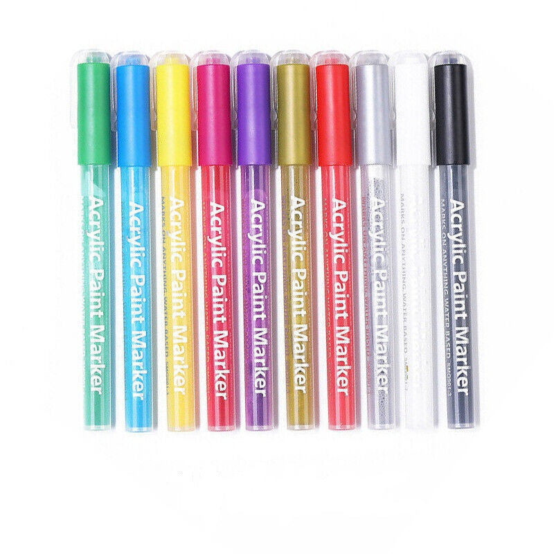 1/10 Pcs Nail Art Pen Fine Line for 3D Designs DIY Painting