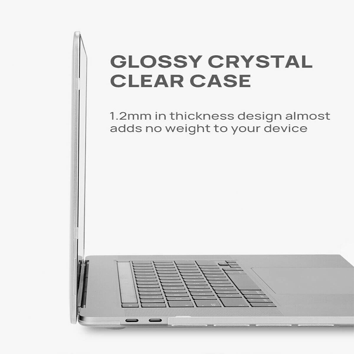 Lightweight Clear Frosted Hard Case Cover for MacBook