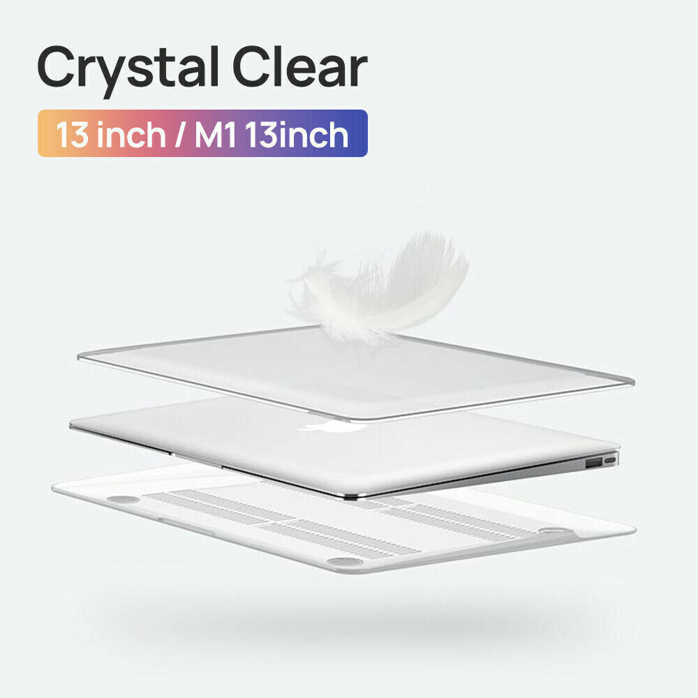 Lightweight Clear Frosted Hard Case Cover for MacBook