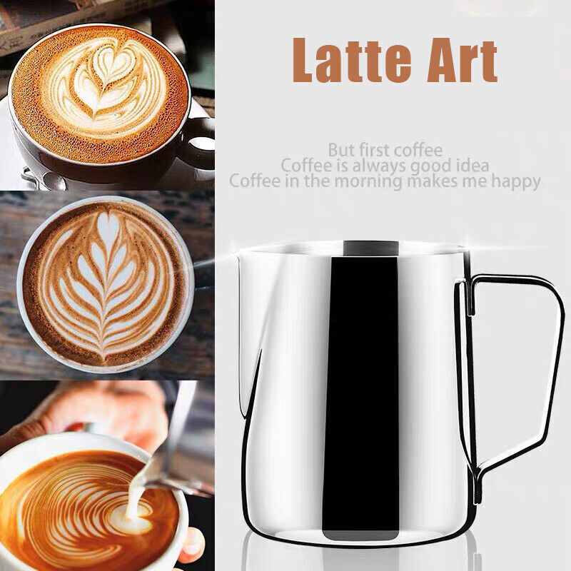 Stainless Steel Milk Frothing Jug for Latte Espresso