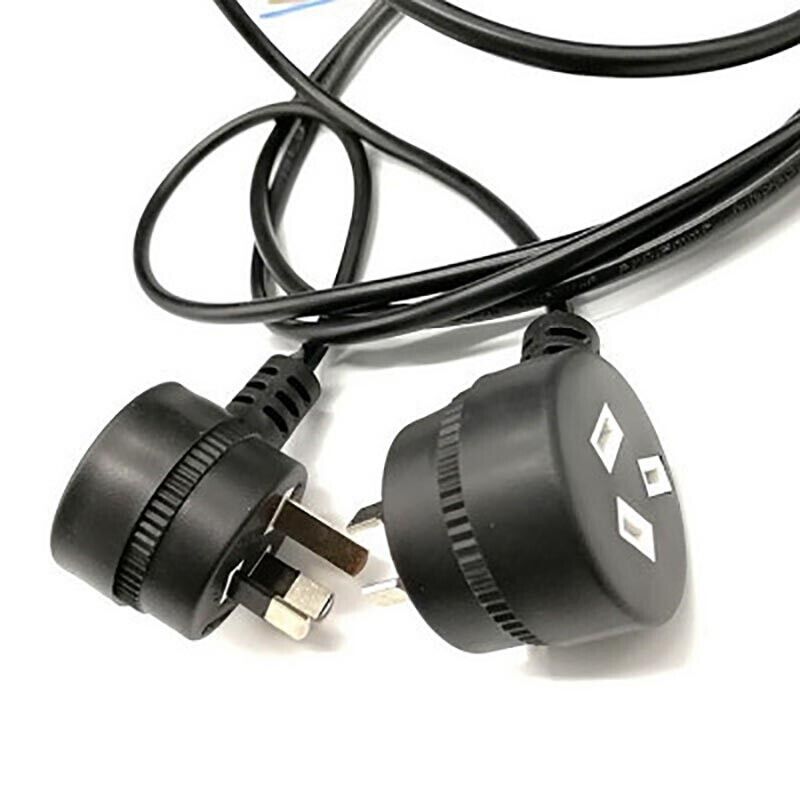 1M Piggyback Extension Cord 240V Power Lead 3-Pin