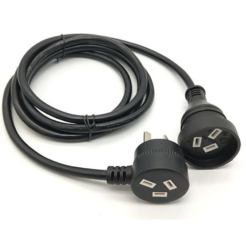 1M Piggyback Extension Cord 240V Power Lead 3-Pin