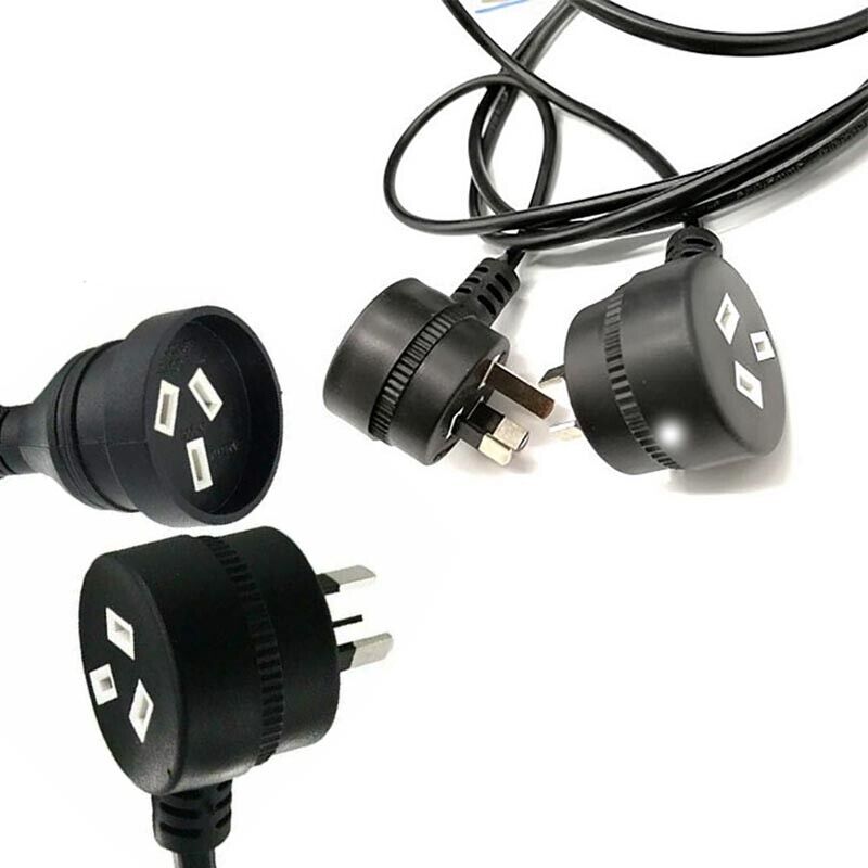1M Piggyback Extension Cord 240V Power Lead 3-Pin
