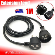 1M Piggyback Extension Cord 240V Power Lead 3-Pin