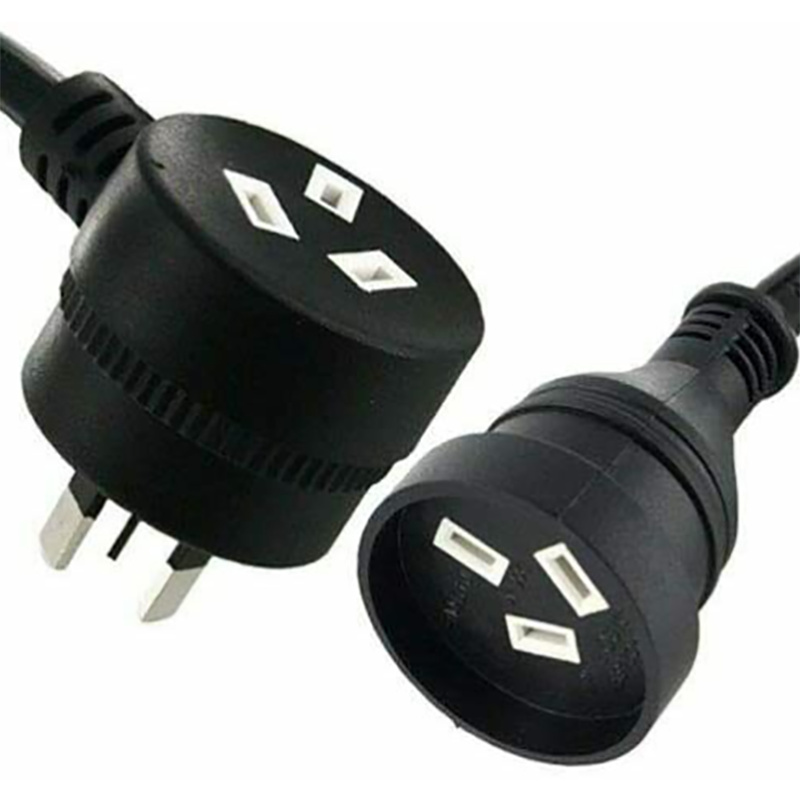 1M Piggyback Extension Cord 240V Power Lead 3-Pin