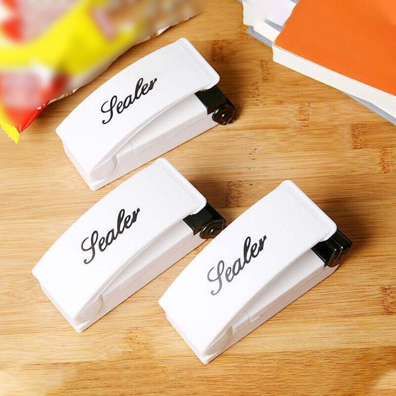 Mini Plastic Bag Heat Sealer Portable White ABS Food Sealing Tool