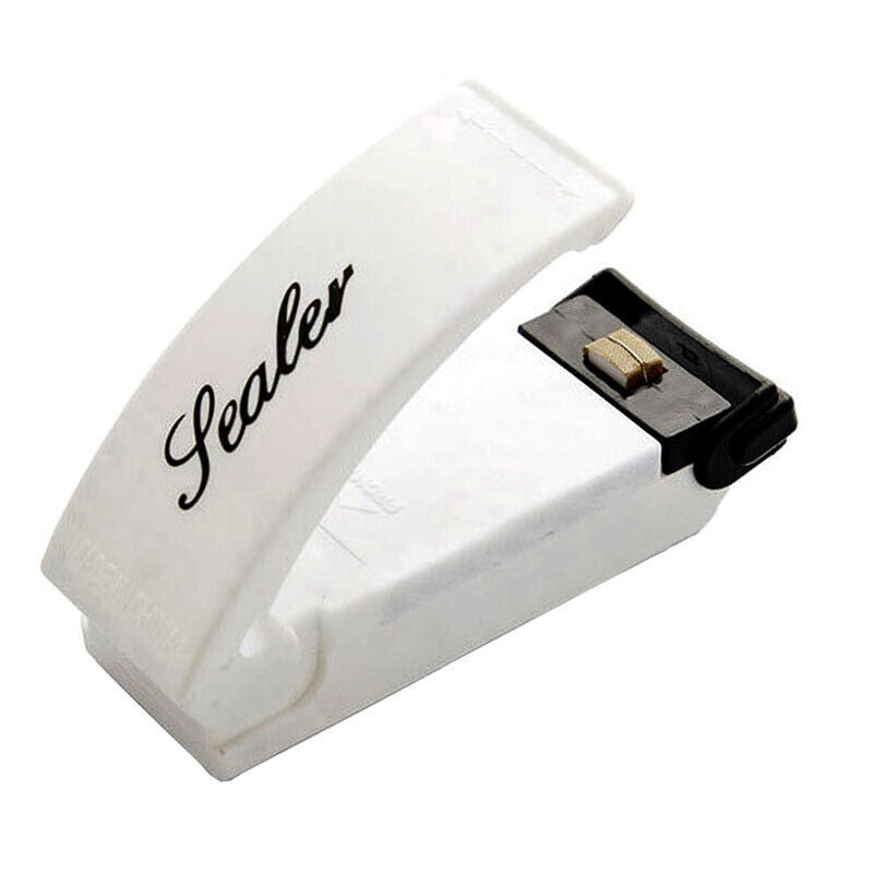 Mini Plastic Bag Heat Sealer Portable White ABS Food Sealing Tool