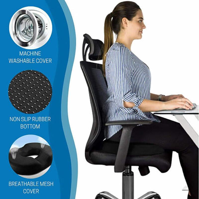 Donut Seat Cushion Memory Foam for Pain Relief