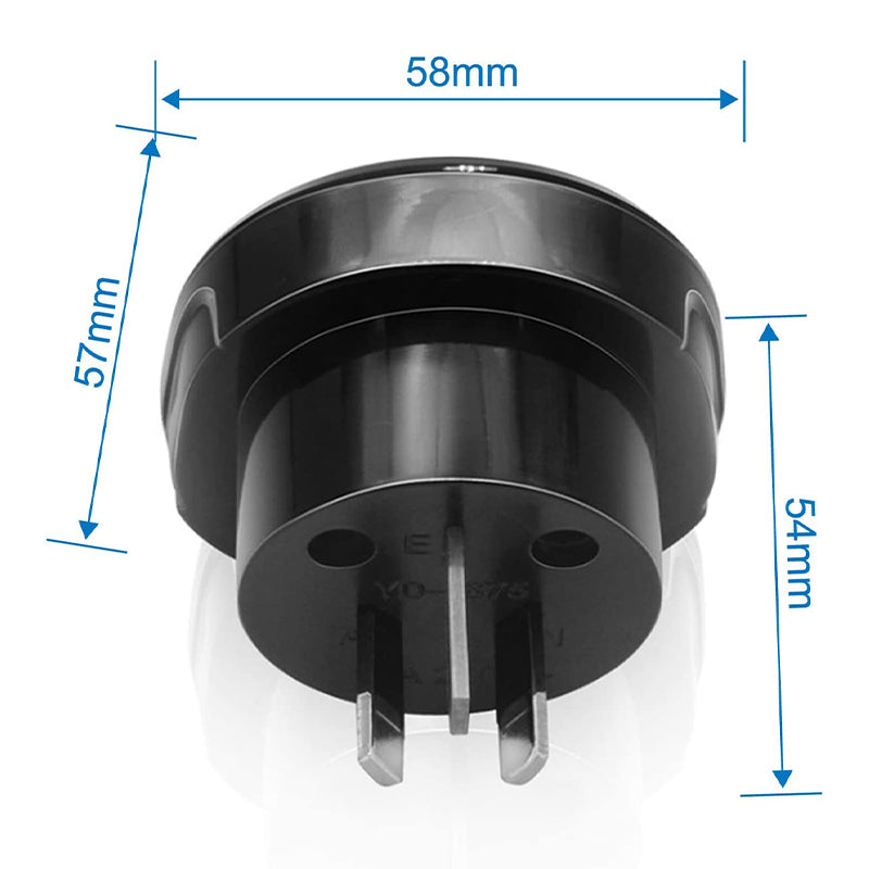 Universal Travel Power Plug Adapter US EU UK to AU