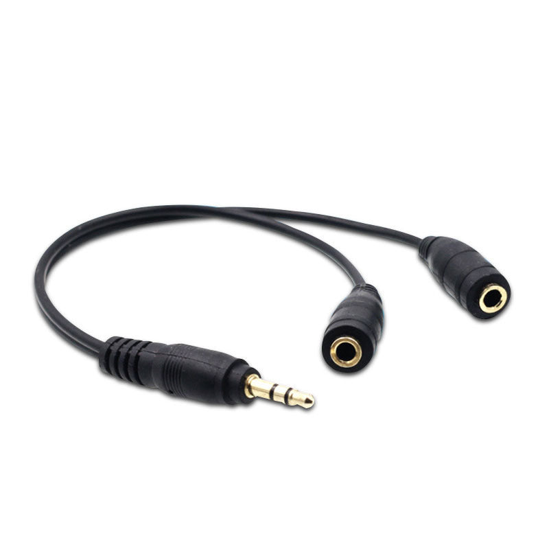 3.5mm AUX Earphone Splitter 2 Way Audio Cable