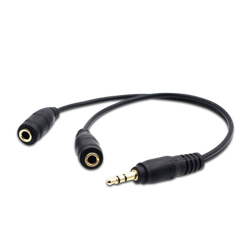 3.5mm AUX Earphone Splitter 2 Way Audio Cable