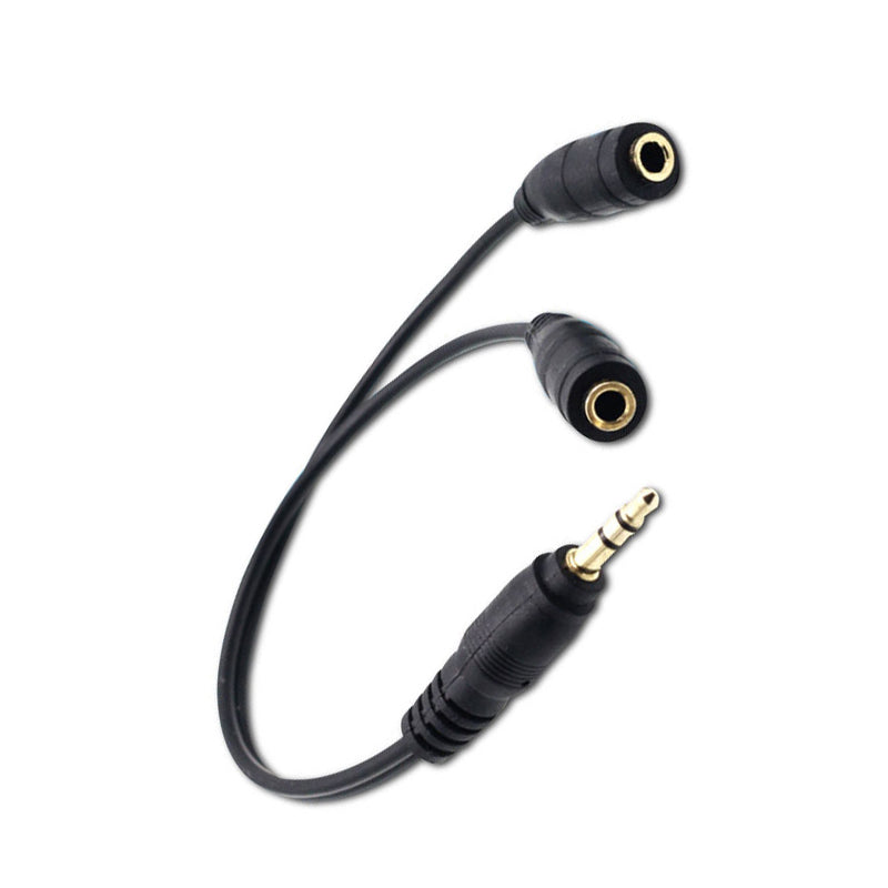 3.5mm AUX Earphone Splitter 2 Way Audio Cable