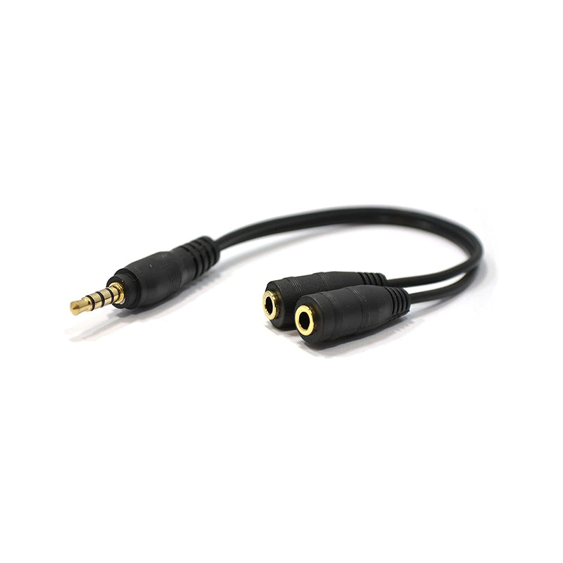3.5mm AUX Earphone Splitter 2 Way Audio Cable
