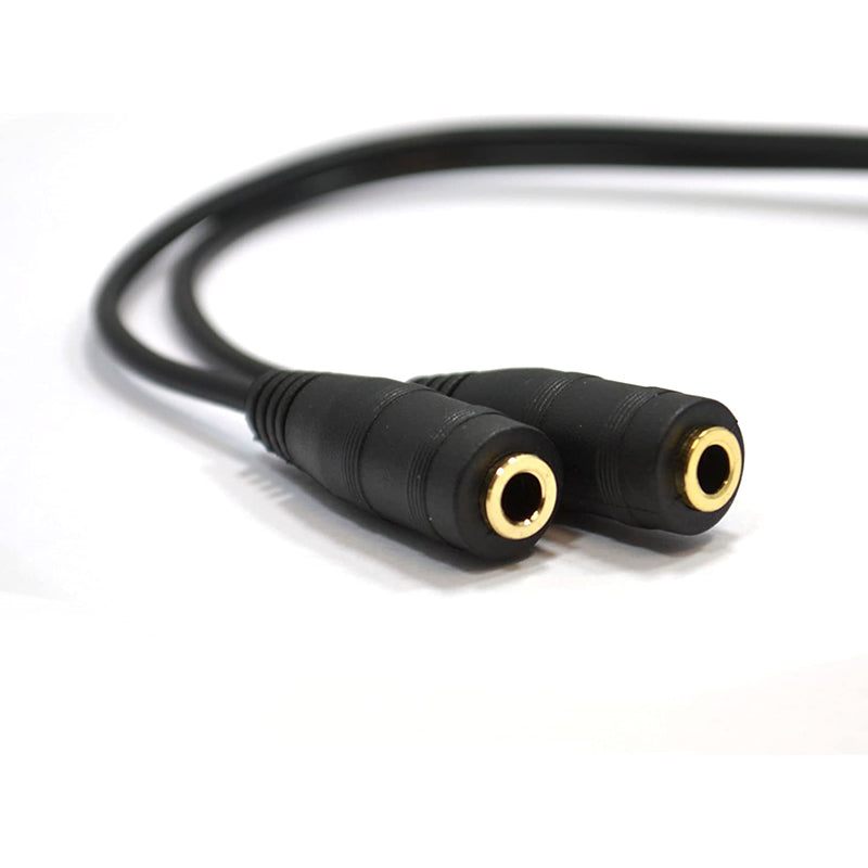 3.5mm AUX Earphone Splitter 2 Way Audio Cable