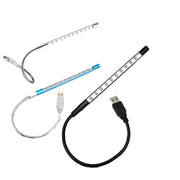 USB LED Light Lamp with 10 LEDs Flexible Metal Neck
