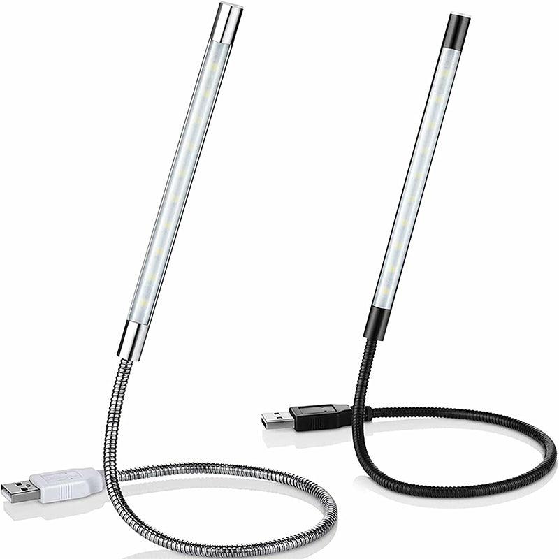 USB LED Light Lamp with 10 LEDs Flexible Metal Neck