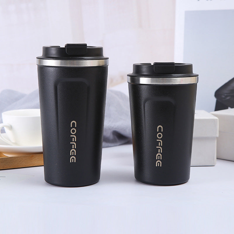 Insulated Coffee Mug Travel Cup Stainless Steel Flask 380ml 510ml Reusable