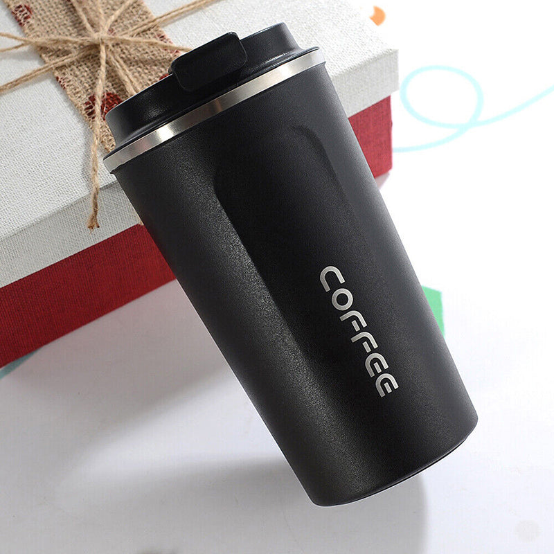Insulated Coffee Mug Travel Cup Stainless Steel Flask 380ml 510ml Reusable