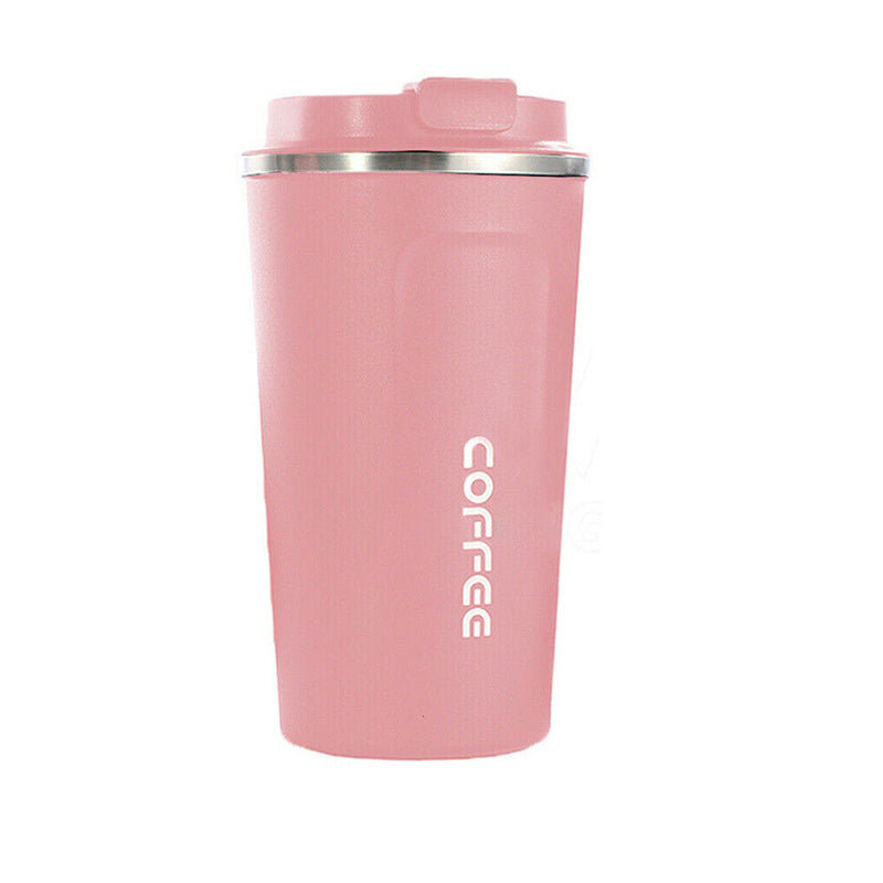 Insulated Coffee Mug Travel Cup Stainless Steel Flask 380ml 510ml Reusable