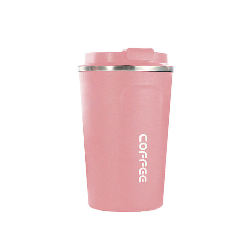 Insulated Coffee Mug Travel Cup Stainless Steel Flask 380ml 510ml Reusable