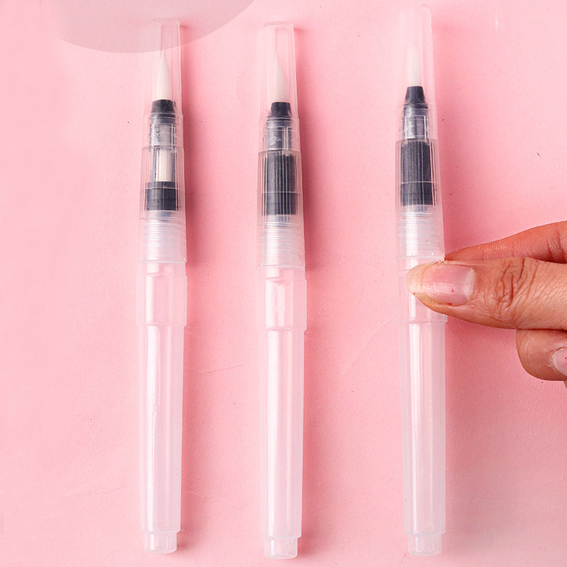 6x Artist Ink Water Brush Pen Set for Watercolor Calligraphy Painting Drawing