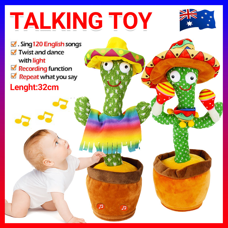 Talking Dancing Cactus Toy 120 Songs and Recording