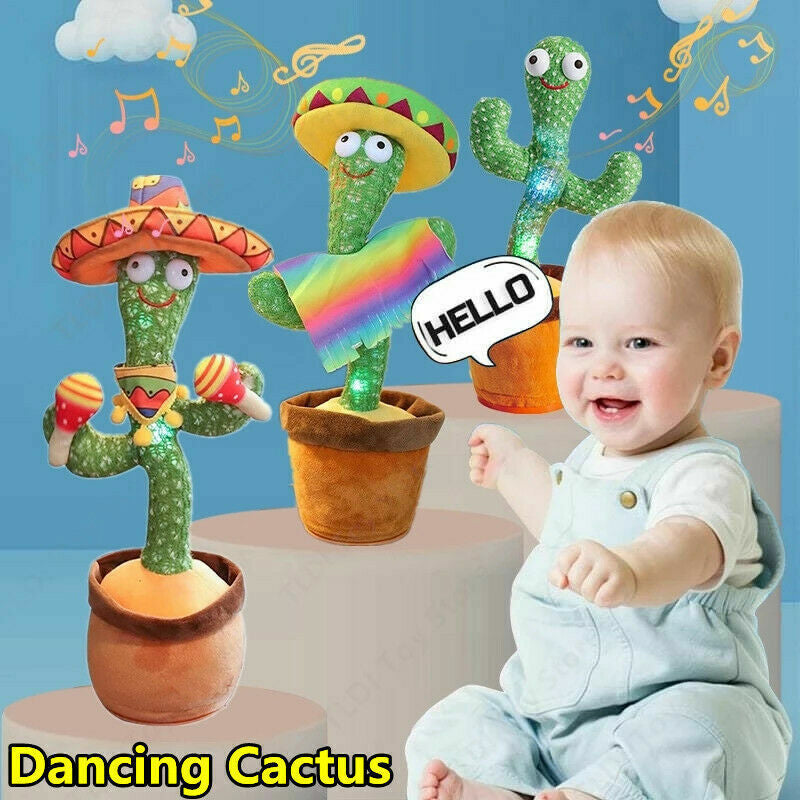 Talking Dancing Cactus Toy 120 Songs and Recording
