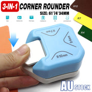 3-in-1 Corner Trimmer with R4mm R7mm R10mm