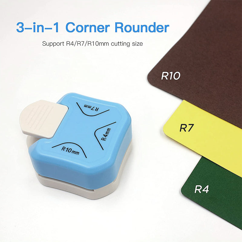 3-in-1 Corner Trimmer with R4mm R7mm R10mm