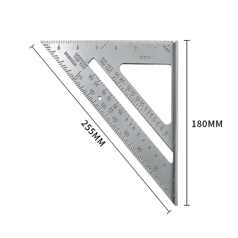 Aluminum Speed Square Triangle Ruler 7 Inch