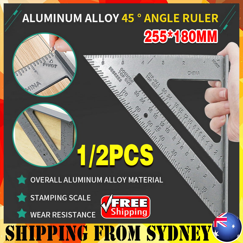 Aluminum Speed Square Triangle Ruler 7 Inch