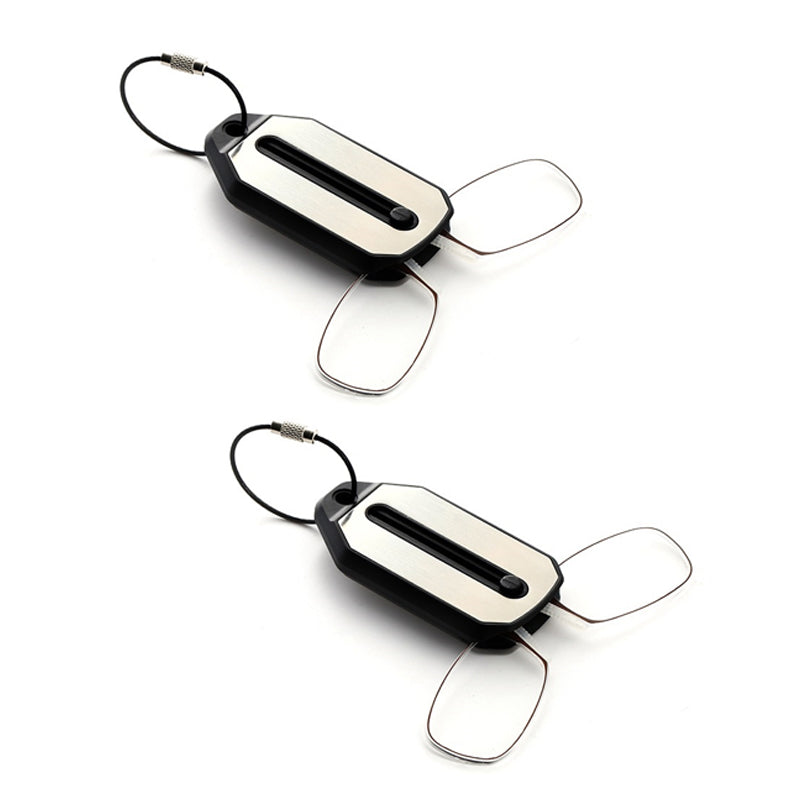 Portable Nose Clip Reading Glasses Frameless Light