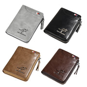 Men's RFID Blocking Leather Wallet Credit Card Holder
