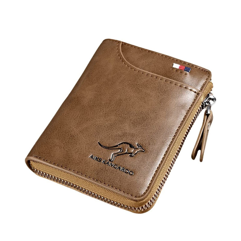 Men's RFID Blocking Leather Wallet Credit Card Holder