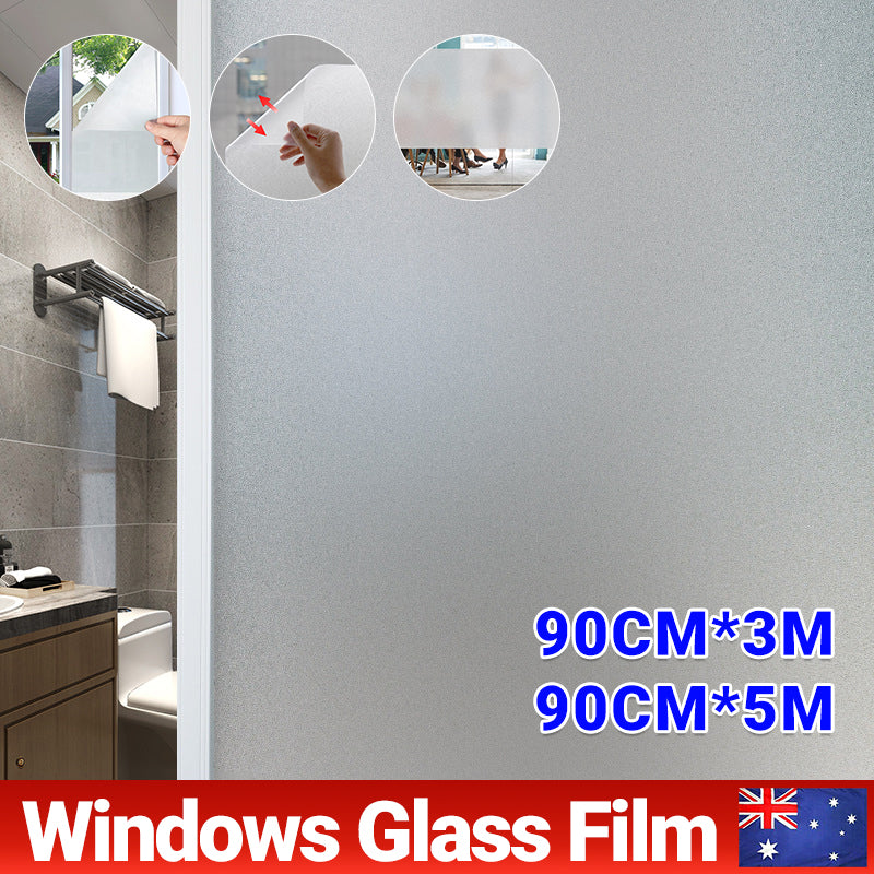 Frosted Privacy Window Film Self-Adhesive Removable