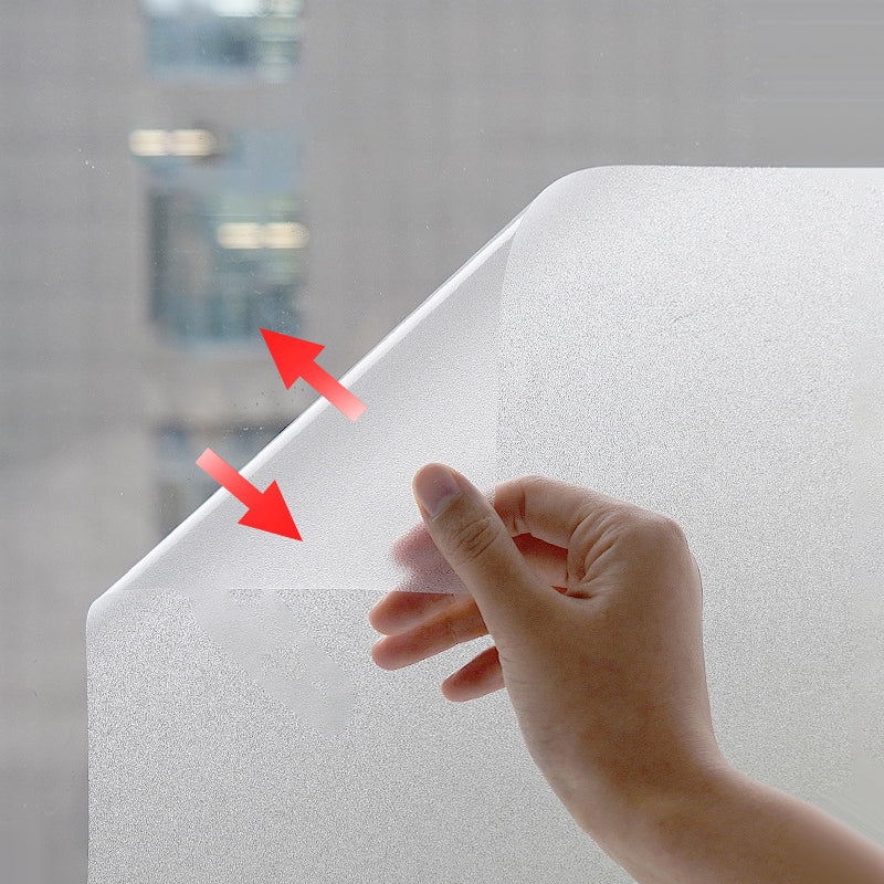 Frosted Privacy Window Film Self-Adhesive Removable