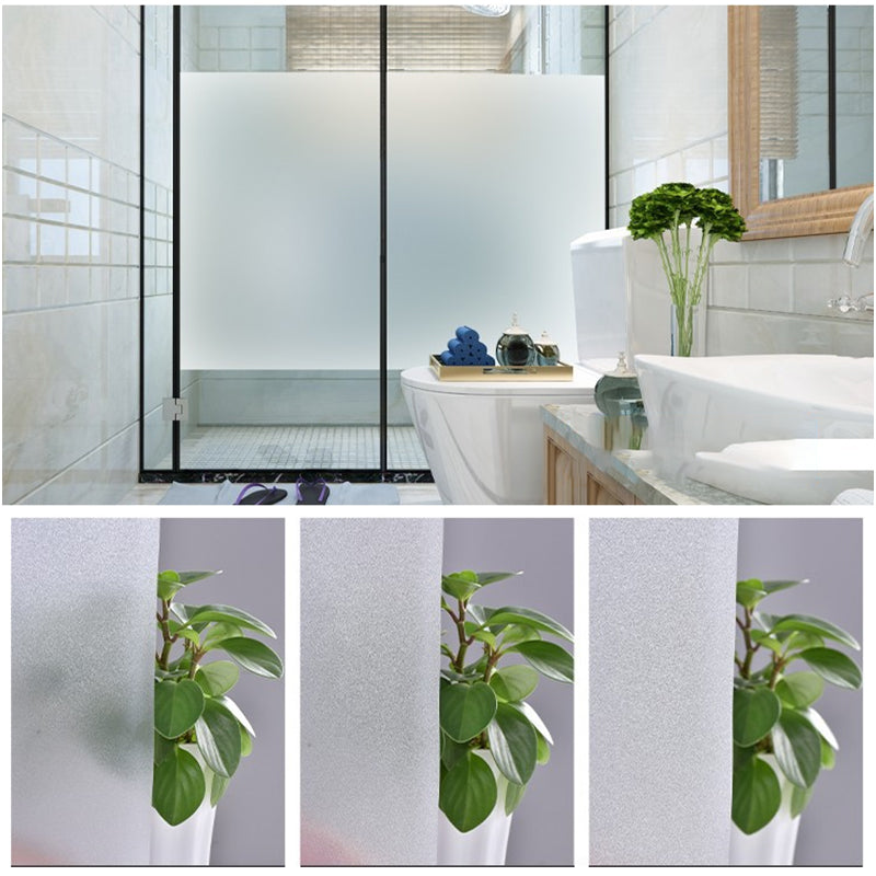 Frosted Privacy Window Film Self-Adhesive Removable