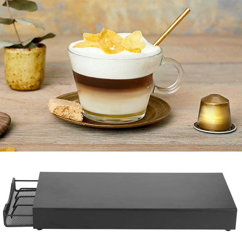 Coffee Capsule Organizer Drawer Holds 40 Capsules