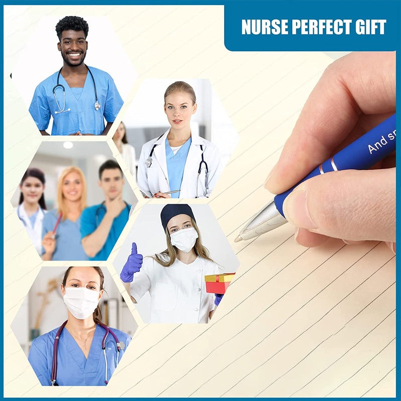 10 Pcs Funny Swear Word Pen Set Black Ink Writing Pen Office Gift