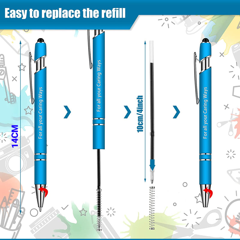 10 Pcs Funny Swear Word Pen Set Black Ink Writing Pen Office Gift