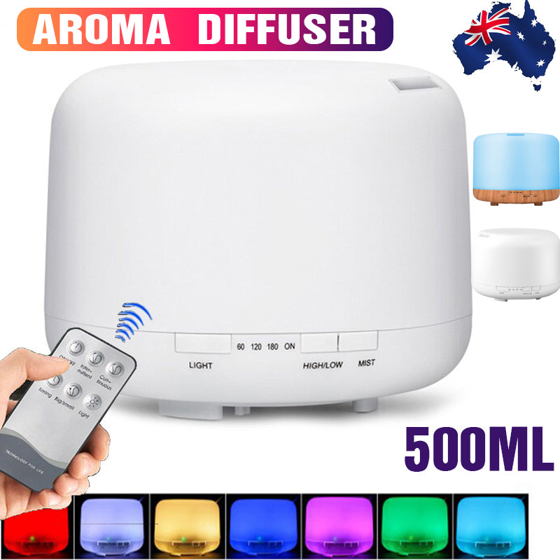 500ml Aromatherapy Diffuser with 7 LED Lights