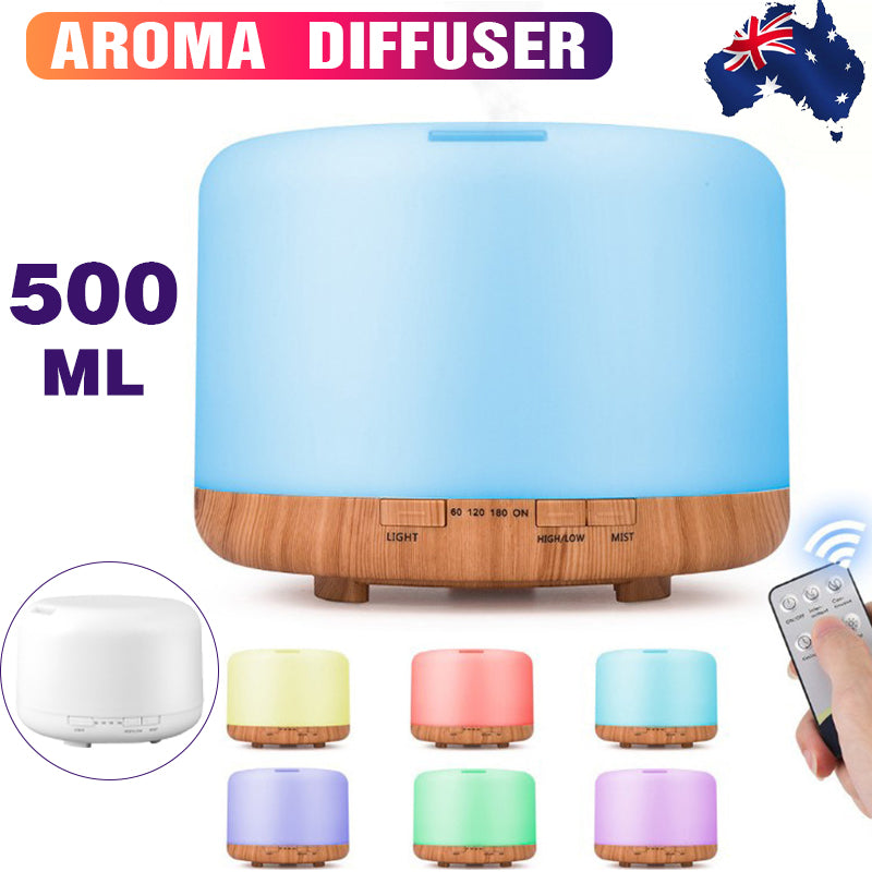 500ml Aromatherapy Diffuser with 7 LED Lights